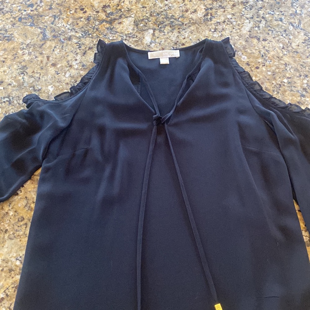Michael Kors sheer shirt